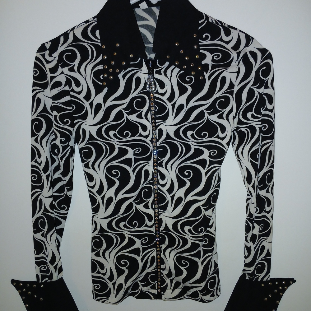 Stylish Black and White Shirt